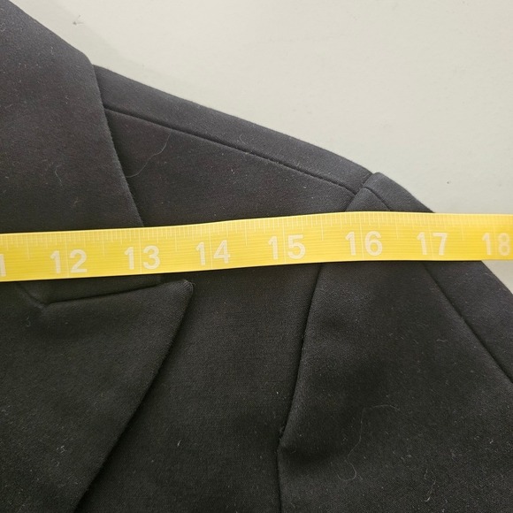 The Frankie Shop Black Cotton Tailored Two Button Blazer Jacket M/L ~ - Picture 7 of 13